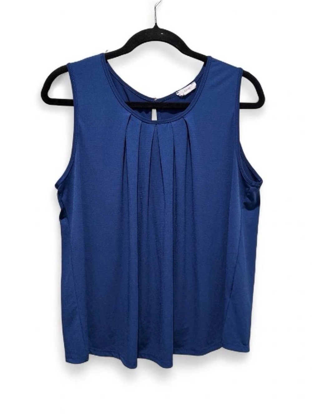 mine Sleeveless Pleated Camisole - Blue